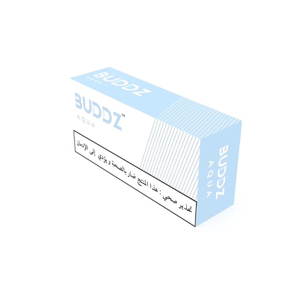 <tc>BUDDZ Aqua أعواد التبغ المسخن (10) عبوات </tc>